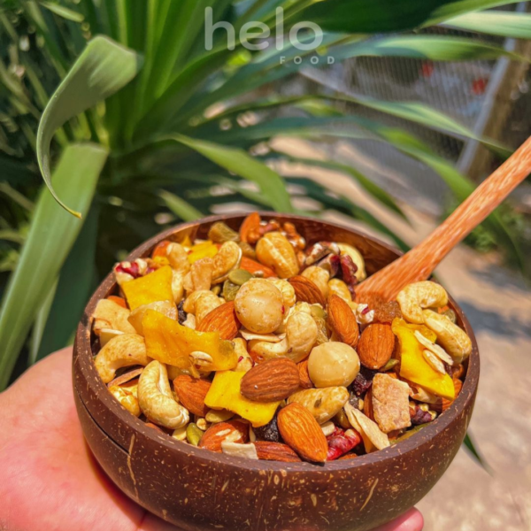 Granola Mixnut Helo Food – Mix hạt giòn thơm, năng lượng sạch mỗi ngày - Hình ảnh 2
